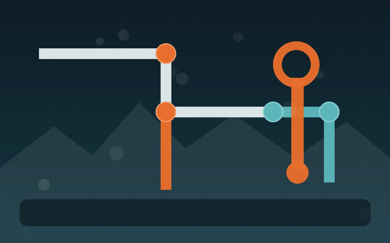 Premium plumbing repair illustration with pipes and fittings